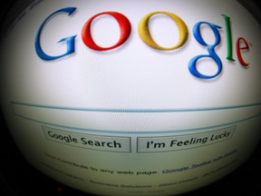 A picture taken on September 24, 2009 in Paris shows the screen of a computer featuring the home page of Internet giant Google's website. (JOEL SAGET/AFP/Getty Images)