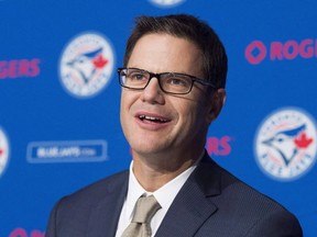 Toronto Blue Jays general manager Ross Atkins. (THE CANADIAN PRESS/Nathan Denette)