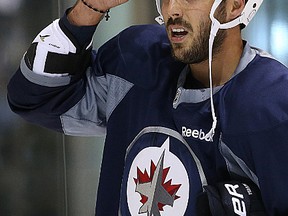 Winnipeg Jets forward Mathieu Perrault.