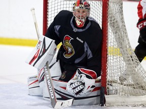 Senators goalie Craig Andeson. (Jean Levac, Postmedia Network)