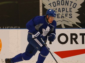 Maple Leafs first-round pick Auston Matthews will rejoin the team next week after playing for Team North America at the World Cup of Hockey. (Jack Boland/Toronto Sun)