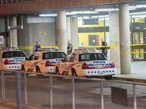 A young man died in hospital after being stabbed at the Scarborough Town Centre TTC station Friday evening. (Photo by Victor Biro)