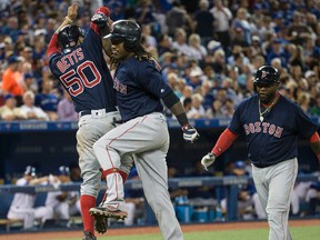 Mookie Betts, Hanley Ramirez and David Ortiz of the Red Sox all proved to be fantasy gold this season. (Craig Robertson, Toronto Sun)