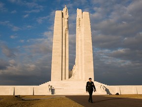 Canadian National Vimy Memorial in France dedicated to Canadian forces killed during the First World War. (Wayne Cuddington/Postmedia Network)