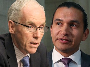 Steve Ashton, left, will take a run at the NDP leadership and take on Wab Kinew, right.