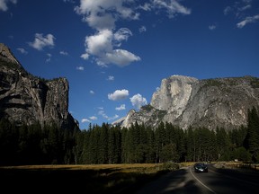 A view of Half Dome and the Yosemite Valley on August 28, 2013 in Yosemite Nationall Park, California. (Photo by Justin Sullivan/Getty Images)