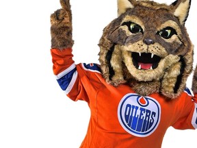Hunter, the Oilers' new mascot. (Edmonton Oilers/NHL)
