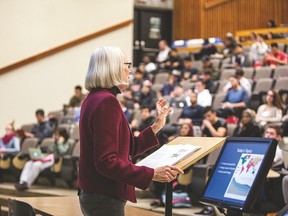 Attending class and being engaged is the first step to getting to know a professor. 
York University photo