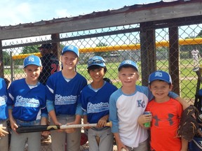 Members of the Kingston Colts Little League under-12 team. (Doug Graham/The Whig-Standard)