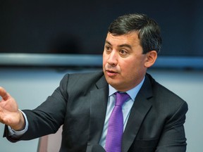 Federal Conservative leadership hopeful Michael Chong garnered the support of 10% of respondents in a Forum Research poll. He had more support than any other candidate. (ERNEST DOROSZUK, Toronto Sun)