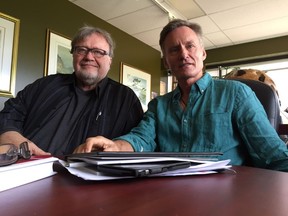 Psychologist John Meissner, left, and Larry McCloskey, director of Carleton University's Paul Menton Centre for Students with Disabilities. Meisnner and McCloskey run a program called FITA (From Intention to Action) that provides counselling and support for students dealing with mental health issues. BLAIR CRAWFORD / POSTMEDIA