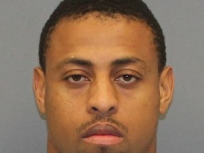 A photo provided by the Richardson (Texas) Police Department shows Greg Hardy. (Richardson Police Department via AP)