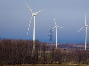Wind turbines near Lake Huron. (Postmedia Network file photo)