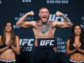 Conor McGregor will fight for Eddie Alvarez's lightweight title in the UFC's debut in New York City at Madison Square Garden on Nov. 12. (L.E. Baskow/Las Vegas Sun via AP/Files)
