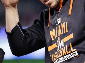 Marlins pitcher Jose Fernandez was one of three people killed in a boat crash off Miami Beach early Sunday. (Wilfredo Lee/AP Photo/Files)