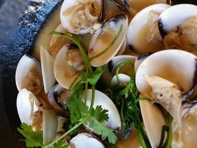 Beautiful Asian clams came in a delicious sake broth. Graham Hicks