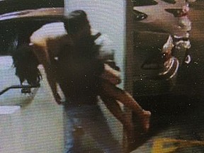 Video footage shows Rodolfo Ramirez carrying the alleged victim over his shoulder. (Scottsdale Police Department)