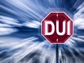 DUI sign