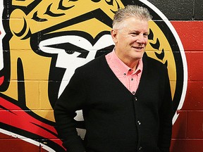 Belleville native Marc Crawford coached in the AHL before winning a Stanley Cup in Colorado in 1996. He's now an associate coach with the Ottawa Senators. (Postmedia photo)
