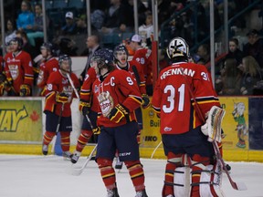 The Acadie-Bathurst Titan take on the Blainville-Boisbriand Armada during QMJHL action in Bathurst, N.B., on March 29, 2013. Titan assistant coach Pierre Bergeron resigned from the team after he was caught driving under the influence of alcohol. (Postmedia Network/Files)