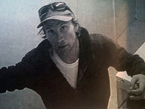 Kingston Police are searching for the suspect of a laundry room theft  in Kingston, Ont. on Monday morning. Photo supplied by Kingston Police