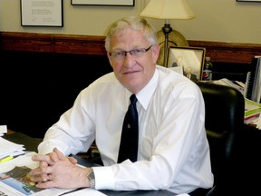 Oxford MPP Ernie Hardeman, in his office at Queen’s Park (Postmedia Network file photo)