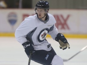 Kyle Connor will suit up for his first NHL pre-season game Thursday night. (CHRIS PROCAYLO/WINNIPEG SUN FILE PHOTO)