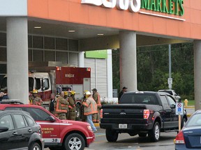 Reports of smoke in Zehrs Tillsonburg was the result of a problem with the building's HVAC system. CHRIS ABBOTT/TILLSONBURG NEWS