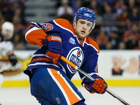 Leon Draisaitl has been the Oilers defacto third-line centre but if prospect Drake Caggiula steps up, Draisaitl could be used as a top-six winger.  (Ian Kucerak)