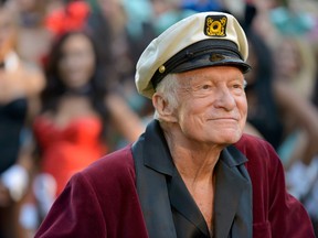 Hugh Hefner poses at Playboy's 60th Anniversary special event on Jan. 16, 2014, in Los Angeles, Calif. (Charley Gallay/Getty Images for Playboy)