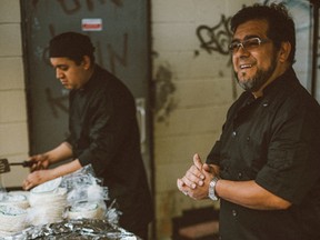 Luis Rivas of True Taco gets ready to serve up a feast at the Roast 2015. True Taco will be supporting UnLondon as they prepare for The Roast 2016 on October 7.