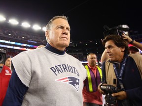 Patriots head coach Bill Belichick finds a way to win games, no matter who is playing quarterback. (Adam Glanzman/Getty Images)
