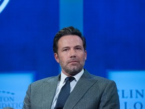 Actor Ben Affleck participates in a panel discussion during the annual Clinton Global Initiative on September 21, 2016 in New York City. (Photo by Stephanie Keith/Getty Images)