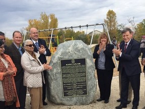 Inderjit Claire Park was officially opened on Saturday. (City of Winnipeg handout)