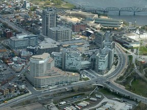 Buildings in the National Capital Region that contain asbestos include office towers such as the giant Place du Portage complex and Les Terrasses de la Chaudière in Gatineau, and the Place de Ville, C.D. Howe, and L’Esplanade Laurier complexes in Ottawa CHRIS MIKULA/ OTTAWA CITIZEN