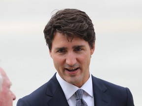 Canadian Prime Minister Justin Trudeau waits at the Victoria Airport to greet the British Royal Family on September 24, 2016 in Victoria, Canada. Prince William, Duke of Cambridge, Catherine, Duchess of Cambridge, Prince George and Princess Charlotte are visiting Canada as part of an eight day visit to the country taking in areas such as Bella Bella, Whitehorse and Kelowna. (Photo by Chris Jackson/Getty Images)