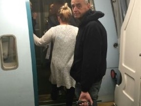 Trent Hills Mayor Hector Macmillan boards a flight to Germany on Sunday night. (PETER MACMILLAN PHOTO)