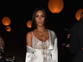 Kim Kardashian attends the Givenchy show as part of the Paris Fashion Week Womenswear Spring/Summer 2017 on October 2, 2016 in Paris, France. (Photo by Pascal Le Segretain/Getty Images)