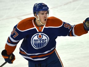 Connor McDavid finished Sunday's win over the Kings with a goal and an assist. (File)
