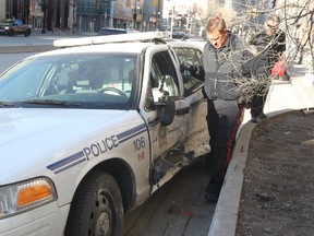 The number of police chases and the number of cruisers involved in crashs rose sharply last year from 2014. (BRIAN DONOGH/WINNIPEG SUN FILE PHOTO)