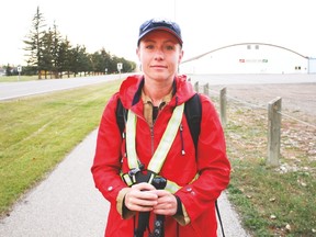 Julie Macklin, artist and teacher in Palliser Regional Schools, set out on a 100-kilometre walk on Sept. 24. Her goal was to walk from Vulcan to Lethbridge in two days, but she is now finishing the walk in the spring. She is walking to raise awareness and funds for the Southern Alberta Children Advocacy Centre to be located in Lethbridge.