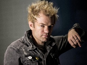Deryck Whibley singer for the band SUM 41 of in Toronto, Ont. on Friday September 30, 2016. (Craig Robertson/Postmedia Network)