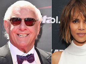 Ric Flair and Halle Berry. (Getty Images)