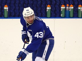 Nazem Kadri during Leafs training camp at the Mastercard Centre in Toronto on Friday September 30, 2016. (Dave Abel/Toronto Sun)
