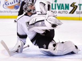 Kings goalie Jonathan Quick fourth on Joel Colomby's rankings. (AP)