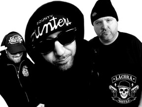 La Coka Nostra, huge in the hip hop world, will be playing at Sammy Krenshaw's in Tillsonburg on Saturday, October 15th. The full group will be there to perform - Danny Boy from House of Pain, Ill Bill, Slaine and DJ Eclipse. The show will be brought to Tillsonburg by Blacktop Records and SKM Productions. Tickets are available at Grooves Records (London), Beat Goes On (Brantford), Sammy Krenshaw's (Tillsonburg), by texting 519-688-5060 or online at ourevent.ca. (CONTRIBUTED PHOTO)