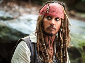 Johnny Depp as Captain Jack Sparrow. (Handout photo)