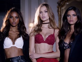 Victoria's Secret Angels help kick off lingerie season with new video. (Youtube screen shot)