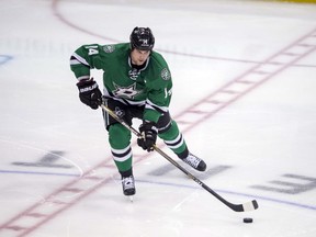 Dallas Stars left wing Jamie Benn skates against the St. Louis Blues during the game during the third period in game two of the first round of the 2016 Stanley Cup Playoffs. (Jerome Miron-USA TODAY)