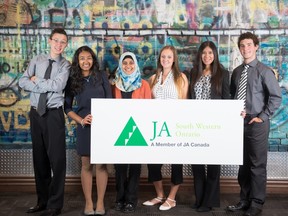 Local participants from last year's Junior Achievement Company Program.
Submitted photo for SARNIA THIS WEEK